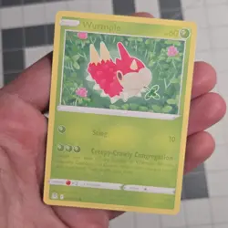 Wurmple Insufficient Ink Error Misprint Lost Origin Pokemon Card - Image 1