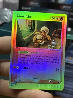 Growlithe 65/100 EX Sandstorm 2003 Reverse Holo e-Series Pokemon Card TCG - Image 3