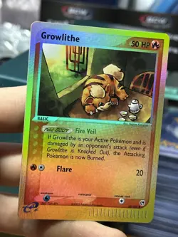 Growlithe 65/100 EX Sandstorm 2003 Reverse Holo e-Series Pokemon Card TCG - Image 4
