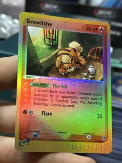 Growlithe 65/100 EX Sandstorm 2003 Reverse Holo e-Series Pokemon Card TCG - Image 5
