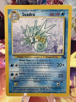 Pokemon TCG Seadra Fossil, Unlimited Uncommon Card 42/62 - Image 2