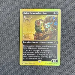 MTG - Oviya, Automech Artisan (First-Place Foil) Aetherdrift Foil - Image 1