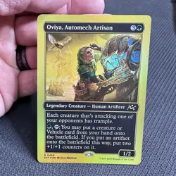 MTG - Oviya, Automech Artisan (First-Place Foil) Aetherdrift Foil - Image 3