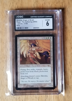 Magic the Gathering- Akroma, Angel of Wrath (Legions) - CGC Grade 6 - Image 1