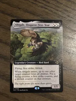 Abigale, Eloquent First-Year Extended Art MTG Lorwyn Eclipsed - NM - - Image 1