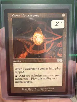 Worn Powerstone Urza's Saga Regular Magic The Gathering MTG - Image 1