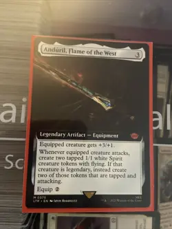 And Rill Flame of The West Extended Art lord of the rings MTG MYTHIC - Image 1