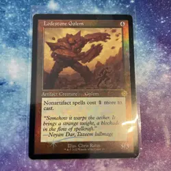 Lodestone Golem (FOIL) x1 - MTG The Brothers' War Retro Artifacts BRR #29 - Image 1