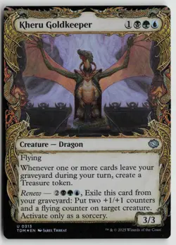 Kheru Goldkeeper (Showcase) U Tarkir: Dragonstorm 313 NM - Image 1