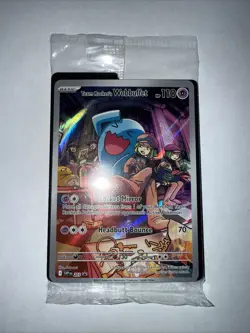 Destined Rivals ETB Team Rockets Wobbuffet Holo Card Sealed Promo Pokemon TCG - Image 1