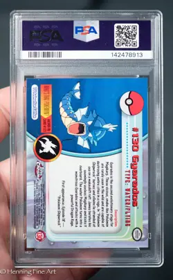 Pokemon Topps Chrome Gyarados #130 PSA 10 Gem Mint USA - Image 2