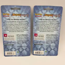 2X Pokemon TCG XY Breakpoint Packs w/ Promo Coin SEALED - Image 3