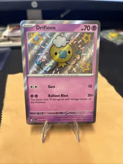 Drifloon Shiny Paldean Fates Ultra Rare Pokemon TCG 155/091 Scarlet & Violet - Image 1