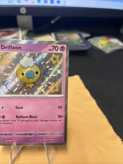 Drifloon Shiny Paldean Fates Ultra Rare Pokemon TCG 155/091 Scarlet & Violet - Image 3