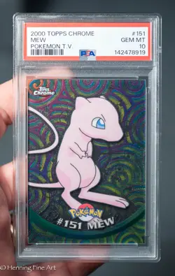 Pokemon Topps Chrome Mew #151 PSA 10 Gem Mint - Image 1