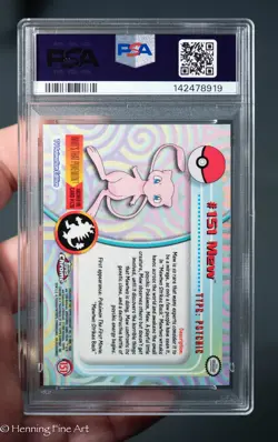 Pokemon Topps Chrome Mew #151 PSA 10 Gem Mint - Image 2
