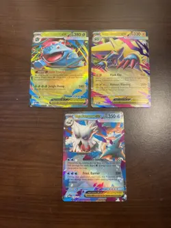Pokemon Mega Evolution Mega Ex Lot (3) NM - Image 1