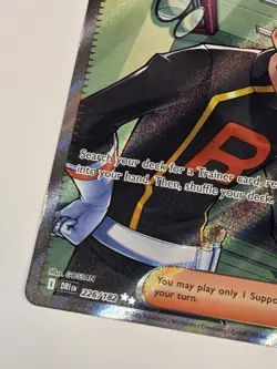 Pokemon Team Rockets Petrel 226/182 SV Destined Rivals Ultra Rare Full Art Holo - Image 3