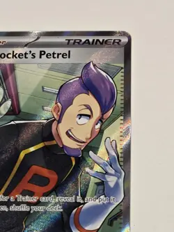 Pokemon Team Rockets Petrel 226/182 SV Destined Rivals Ultra Rare Full Art Holo - Image 5