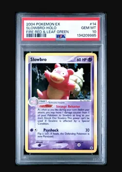2004 POKEMON EX FIRE RED & LEAF GREEN #14 SLOWBRO-HOLO - Image 1