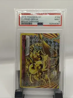 2015 POKEMON XY BREAKTHROUGH #104 FLORGES BREAK PSA 9 - Image 1