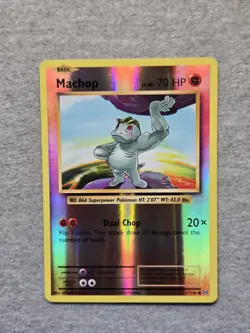 Machop 57/108 Reverse Holo Common XY Evolutions Pokemon TCG - Image 1