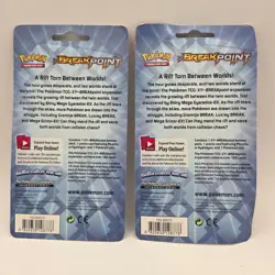 2X Pokemon TCG XY Breakpoint Packs w/ Promo Coin SEALED - Image 3