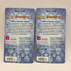 2X Pokemon TCG XY Breakpoint Packs w/ Promo Coin SEALED - Image 3