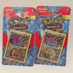 2X Pokemon TCG XY Breakpoint Packs w/ Promo Coin SEALED - Image 1