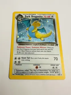 Pokemon TCG Dark Dragonite 5/82 Team Rocket Holo Rare - Image 1