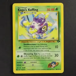 Koga's Koffing 48/132 Gym Challenge Pokemon TCG Common/Uncommon VG Condition - Image 1
