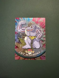 Machoke #67 -[LP to NM]- Pokemon Topps Chrome Series 1 - Image 1