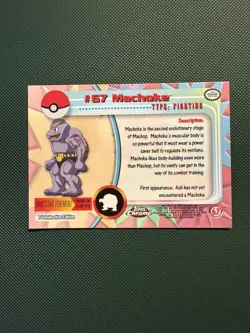 Machoke #67 -[LP to NM]- Pokemon Topps Chrome Series 1 - Image 2