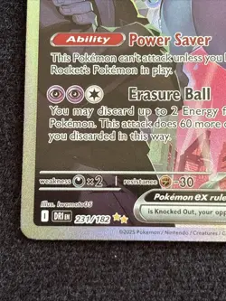 Pokemon Team Rocket's Mewtwo EX Sv10 Destined Rivals Holo 231/182 280HP Non TCG - Image 3