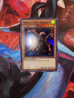 Yugioh! Harpie's Pet Dragon LDS2-EN066 Ultra Rare 1st Edition Light Play - Image 1