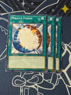 3x Miracle Fusion - LED6-EN020 - Common (NM) - Yugioh Playset - Image 1