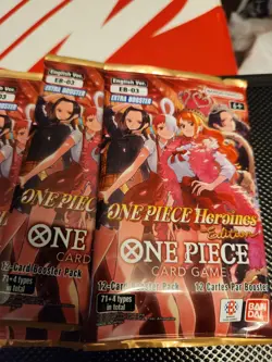 HEROINES EDITION EB03 LOT OF 9 BOOSTER PACKS ENGLISH TCG ONE PIECE - Image 4