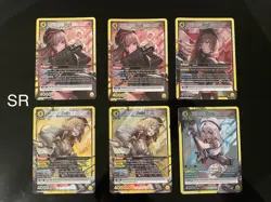 Union Arena Nikke: Goddess Of Victory - Yellow Play set Deck builder SR, R, U, C - Image 2