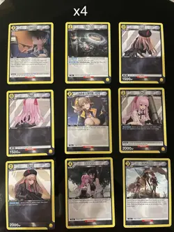 Union Arena Nikke: Goddess Of Victory - Yellow Play set Deck builder SR, R, U, C - Image 5