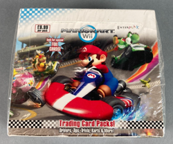 Mario Kart Wii Trading Cards Sealed Booster Box; Nintendo Interplay 2009 - Image 1