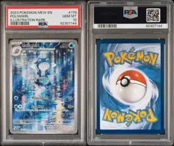 PSA 10 Poliwhirl 176/165 S&V 151 Pokemon Card Graded Illustration Rare ENGLISH - Image 3