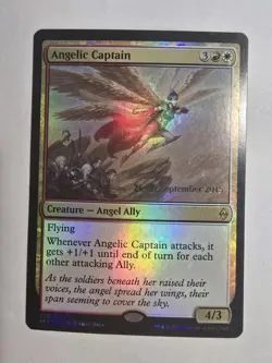 Angelic Captain Prerelease Cards Foil Magic The Gathering - Image 1