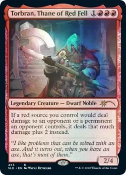 MTG English Torbran, Thane of Red Fell 463 NM Foil Secret Lair - Image 1