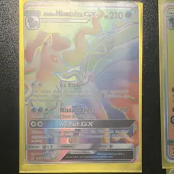 Pokemon TCG Card Lot Alolan Ninetales GX Lucario GX Tyranitar GX Lycanroc GX Ho… - Image 1
