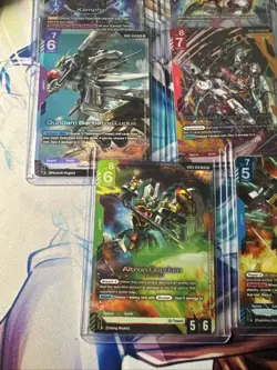 GUNDAM TCG 8 LR CARD LOT LEGEND RARE GD03 Steel Requiem English O Freedom Exia + - Image 5