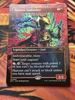 1x Hazoret, Godseeker - Extended Art NM Eng MTG - Aetherdrift - Image 5
