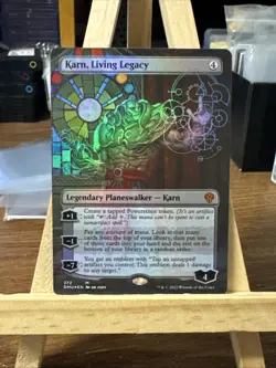 MTG *Karn, Living Legacy Borderless Foil X1* (NM) Dominaria United Magic - Image 1