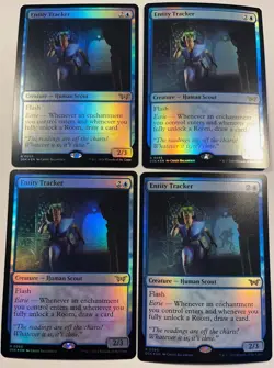 MTG 4x Entity Tracker (0053 and 0290) (Foil), Duskmourn (DSK) Playset NM - Image 1