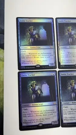 MTG 4x Entity Tracker (0053 and 0290) (Foil), Duskmourn (DSK) Playset NM - Image 2