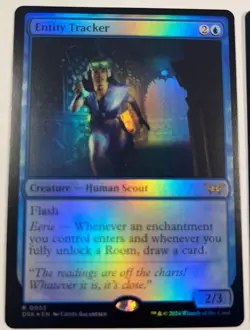 MTG 4x Entity Tracker (0053 and 0290) (Foil), Duskmourn (DSK) Playset NM - Image 5
